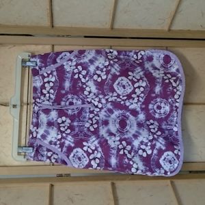 Sideout purple tie dyed skirt size S